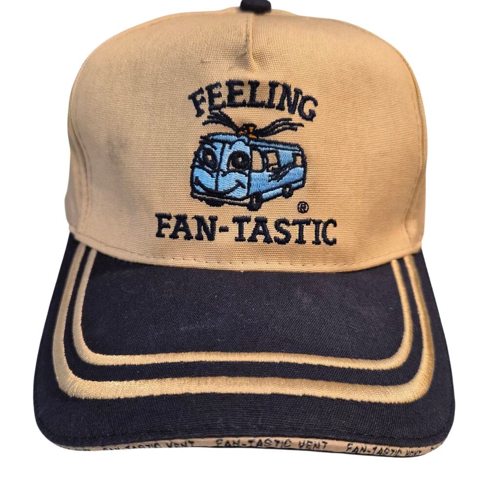 Vintage Beaver Caps Feeling Fan-Tastic RV Van Promo Hat Gorpcore Dad Cap